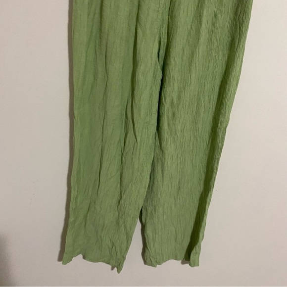 Madewell Light Green Gauzey Pants size Medium - Picture 9 of 9